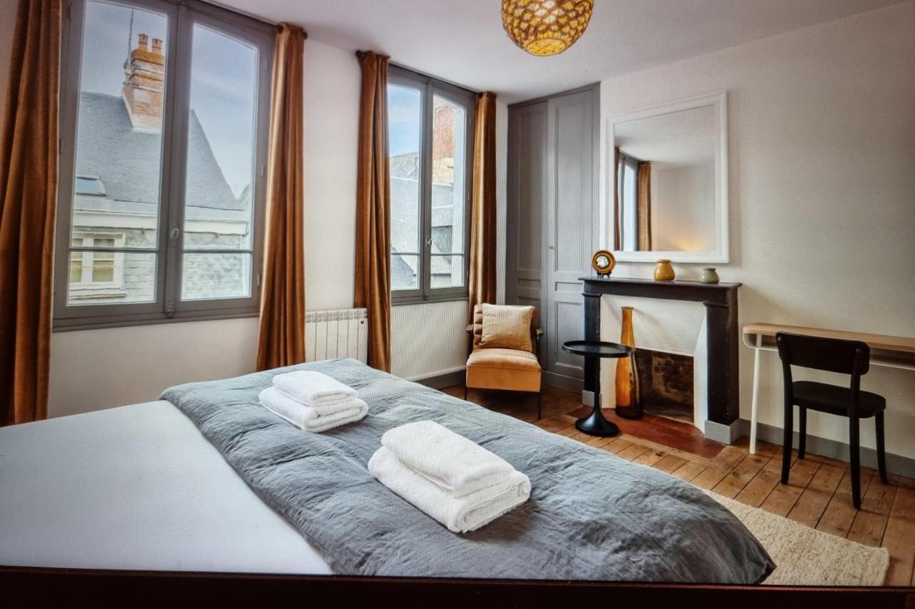 Ferienhaus La Maison D'etienne - King Size Beds - Center - 4p Honfleur